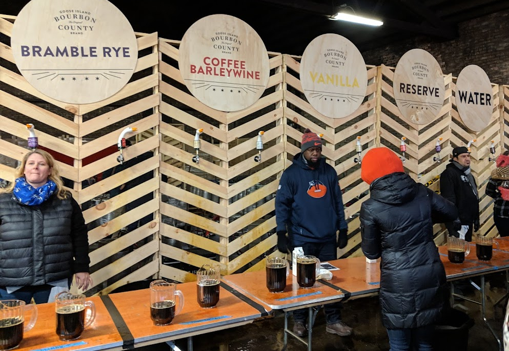 Pour stations at 2018 Prop Day